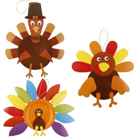 Thanksgiving Kalkun Håndværkssæt 3 Pakke