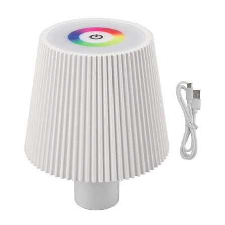 Pullolamppu 3 Värin Himmennys 4000mah Ladattava Johdoton IP54 Vedenpitävä Kannettava Pöytävalaisin Ulkoravintolaan Makuuhuoneeseen