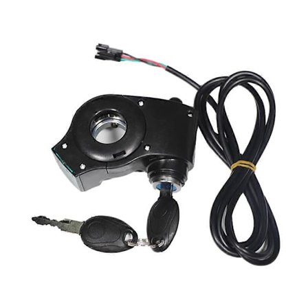 Voltmeter Nøgle til ZERO 8X 10X 11X LCD Display Panel Gasspjæld Lås med Strømafbryder til Elektrisk Cykel/Scooter dele