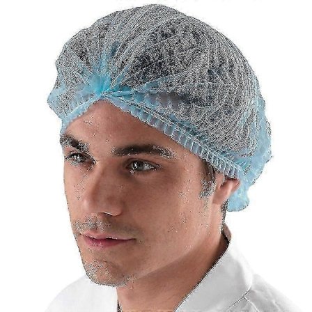 100 stk. Engangs Støvtæt Hårnet Mob Hue Medicinsk Kirurgisk Hovedbeklædning Hat