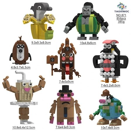 Brainrot Byggset - Samling av Byggfigurer