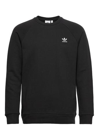 Loungewear Trefoil Essentials Crewneck Sweatshirt Black Adidas Originals