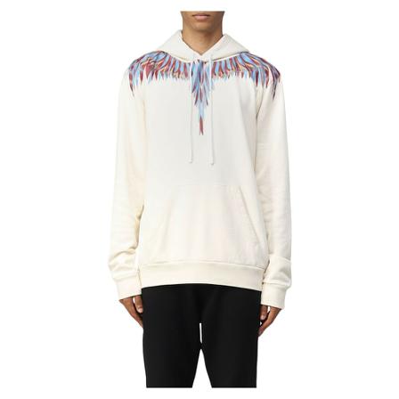 Marcelo Burlon Hoodies Hvid, Herre