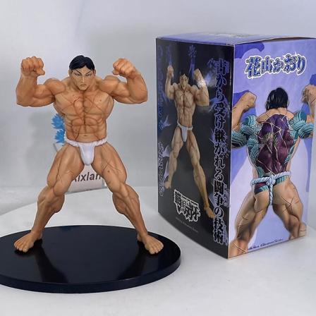 15 cm Hanma Baki Figuuri Anime Fan Hevonen Terä Figuuri Kaoru Hanayama PVC Toimintafiguuri Lelut Keräilymalli Lelut Lapsille Lahja 18cm C in box
