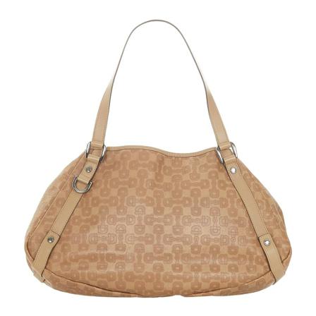 Gucci Vintage, Pre-owned Horsebit Pelham Canvas Tote Bag Bruin, Dames, Maat:ONE Size