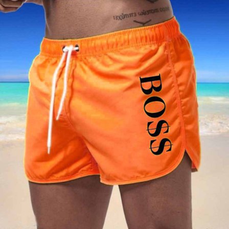 Boss Casual Fashion Strandshorts för män Badshorts .