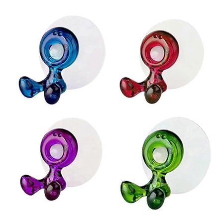 Tannbørsteholder med sugekopp Håndkle Veggkroker Gjenbrukbar Borfri Krok Sugekrok For Kitch haoyi MXK