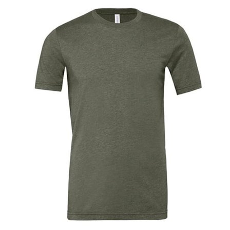 Bella + Canvas Unisex Heather CVC T-shirt XS Militärgrön