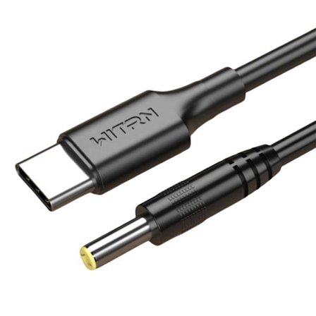 Type C til 20V 4.0x1.7mm strømforsyningskonverterkabel strøm PD-opladningskabel til bærbar computer tilbehør