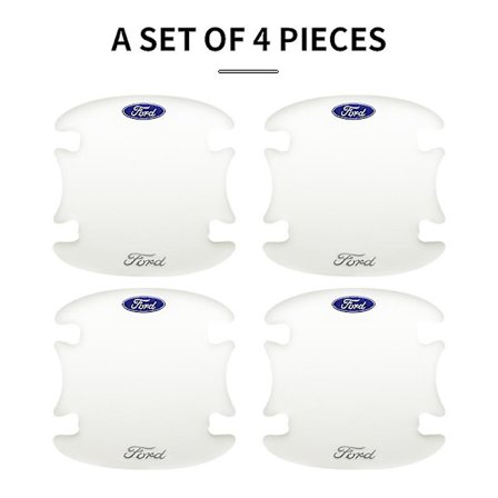 4/8 kpl Läpinäkyvä Auton Ovenkahvan Kupin Suojakalvo Naarmuuntumisenestotarra Ford Focus Mk2 Mk3 Fiesta Ranger Mondeo Mk4 Kuga