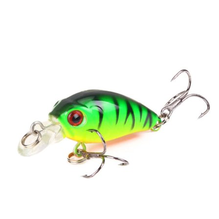 Minnow Fiske Drag Konstgjord Wobbler Bass Bete 2 2