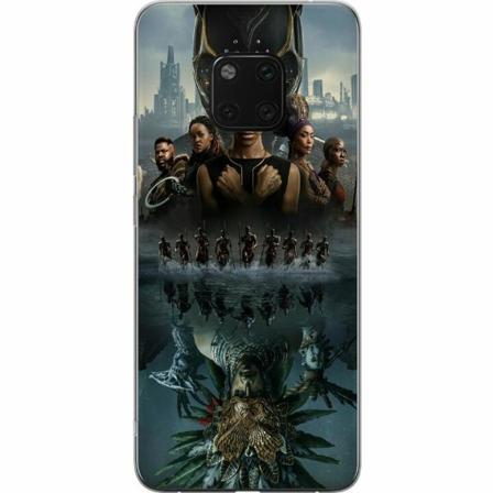 Huawei Mate 20 Pro Genomskinligt Skal Wakanda Forever : Black