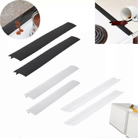 Ovnbeskyttelse Bordplade Fugeskinner Køkken Komfur Gap-Fouling Tætningsliste
