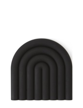 OYOY Living Design Rainbow Trivet - Black - 15X15X1CM x 15