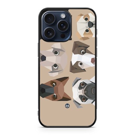 Bjornberry Skal iPhone 15 Pro Max - Söta Hundar