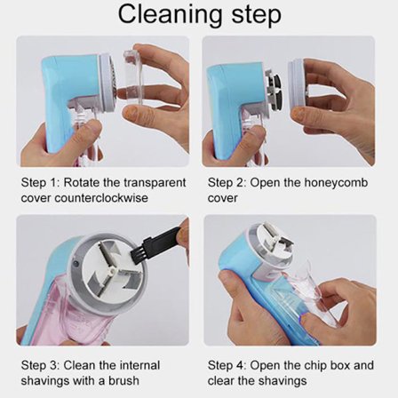 2 Stk Elektrisk Mini Stoff Lofjernere Epilator Genser Klær