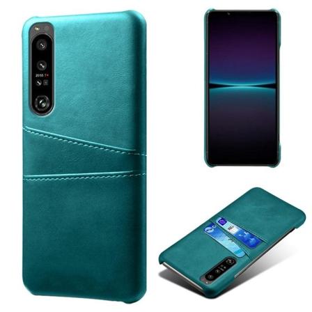 Sony Xperia 1 IV skal med korthållare - Grön Grön