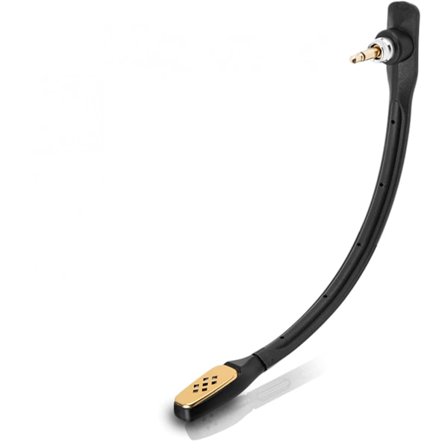 For A40 Mic, Mikrofonerstatning for Astro A40 / A40 TR Gaming Headset på PS5, PS4, Xbox One, PC, Mac, Telefon, Støydempende 3,5 mm Gull