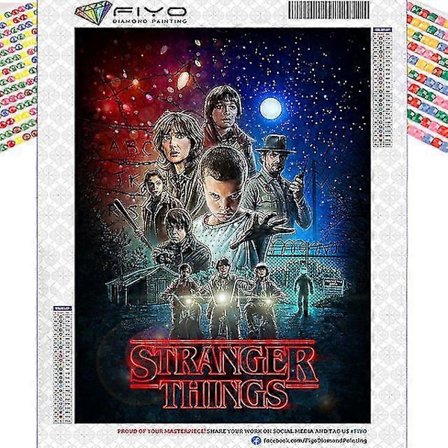Stranger Things Diamant Maleri 5d Diy Diamant Broderigave Hjem Dcor