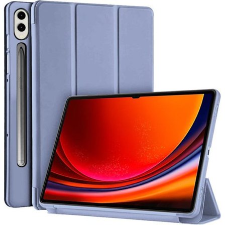 Skyddshölje - E.F.Connection - för Samsung Galaxy Tab S9 Plus/S10 Plus - med Ställ - Lila