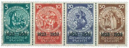 Tyske Rige 1933 - MICHEL 508-511 - Postfrisk