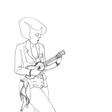 There are eyes above Josephine Foster