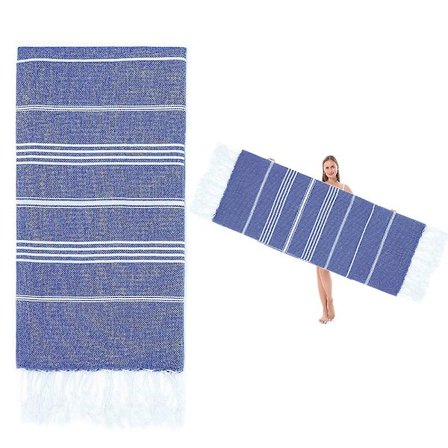 Turkiskt strandlakan i överdimensionerad storlek 90*180cm 100% bomull Sandfritt Badlakan Lätt resehandduk