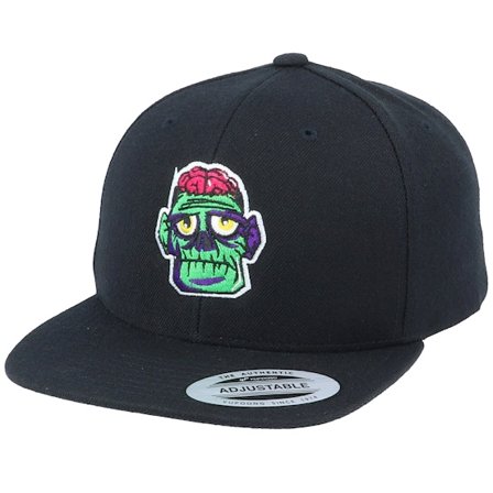 Kiddo Cap - Black snapback Czapka Z Daszkiem - Kids Sad Zombie Brains Black Snapback @ Hatstore
