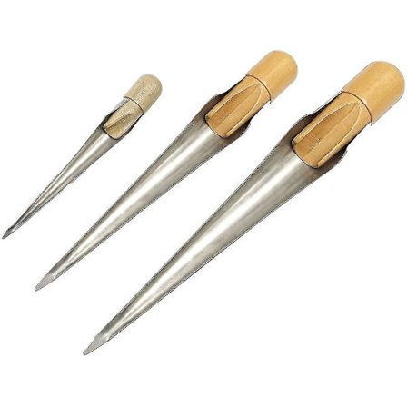 Maritim Tau Spleise Spike Fid Med Trehåndtak, Svensk Stil, 304 Rustfritt Stål For Line Wire Diameter (medium: 1/2 Til 1 Tomme)-MXBC