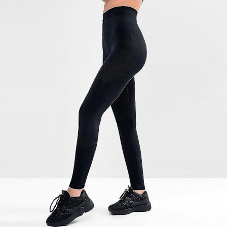 Tflycq Kvinnor Pure Color Sömlös Skarvning Hög midja Stretch Tight Hip Lift Yogabyxor