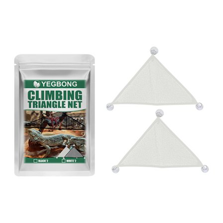 2 st Mesh Reptil Hängmattor För Snake Lizard Reptil Lizards Snake Hängmatta Lizard Lounger Corner Reptil Hängmatta Med sugkopp Bärbar Andas M
