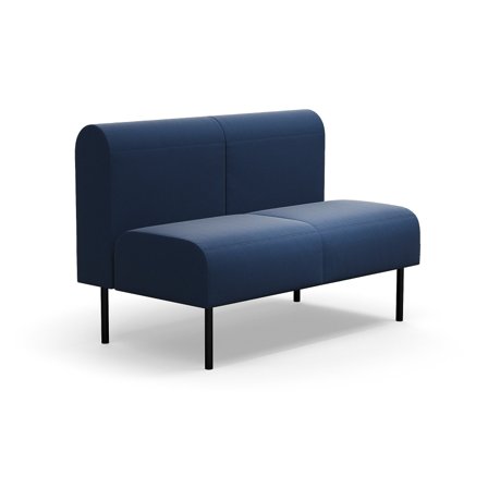 Modulsofa VARIETY, 2-Sitzer, Stoff Pod CS, navy
