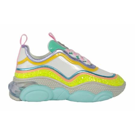 Moschino, Sneakers Wit, Dames, Maat:40 EU