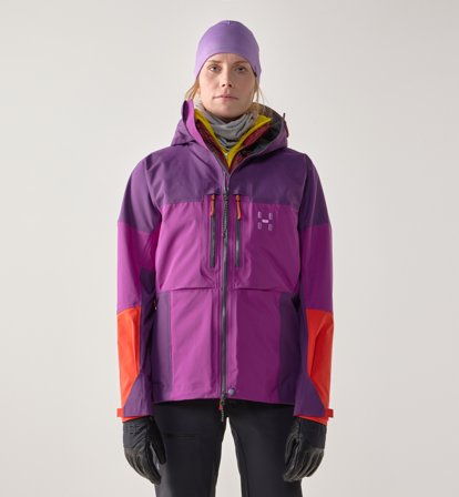 Haglöfs Spitz GTX Pro II Jacket Women Grape Purple/Purple Night - XS