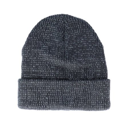 Beechfield - Grey cuff Beanie - Reflective Graphite Grey Cuff Blank Beanie @ Hatstore