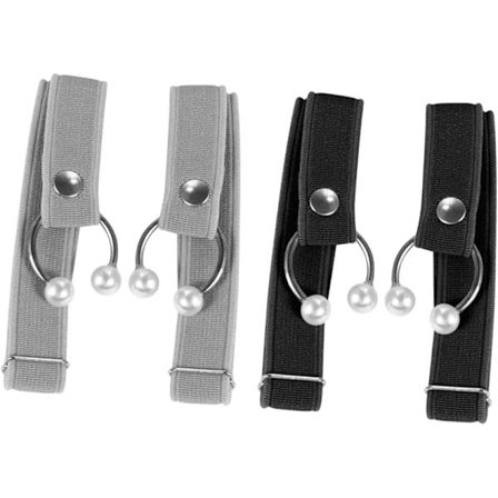 2 par skosnören Miss Pearl Extender Justerbar