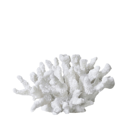 Mette Ditmer Korall Dekoration Vit LARGE