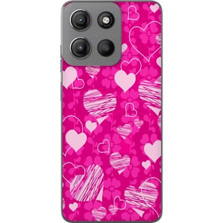 Kompatibelt Mobildeksel til Motorola Motorola Moto G15 PopHjerteMønster