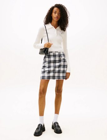 Tommy Jeans Tjw Hw Mini A-Line Skirt - Multi/patterned - XS
