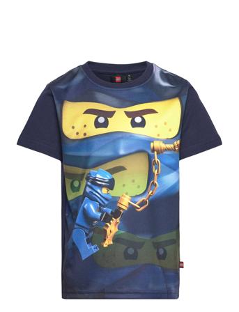Lwtaylor 113 - Ss T-Shirt T-shirts Short-sleeved Marineblå LEGO Kidswear*Betinget Tilbud