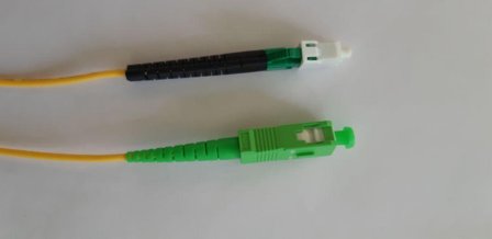 SYNERGY LWL-1-Faser-Patchk. 7,5mtr.LC(APC)-SC(APC), 9/125u, OS2, G657A2, AD=2mm, LC hat flexible Knickschutztülle, Synergy21,