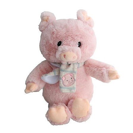 Søt skjerf gris bamse myk leketøy dukke gris jente