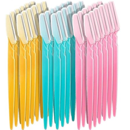 30 st Ögonbrynsrakhyvlar Dam Rakhyvel för Ansikte med Precisionsskydd