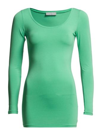 Sik Solid 265 Langærmet T-shirt Grøn Samsøe Samsøe