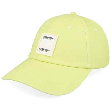 Samsøe Samsøe - Gul unconstructed Keps - Sasamsoe Cap Dusty Yellow Dad Cap @ Hatstore