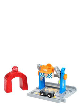 Brio Smart Tech Løfte Og Laste-Kran Toys Toy Cars & Vehicles Toy Vehicles Train Accessories Multi/mønstret BRIO