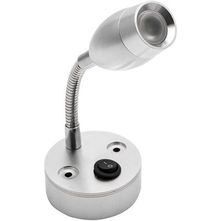 2x 12V LED Spotläslampa med strömbrytare för husbil, husvagn, VAN och båt