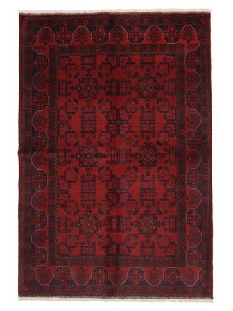 Hand Knotted Afghan Khal Mohammadi Rug 131X193
