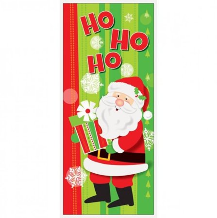 Dørskilt Julemanden HO HO HO