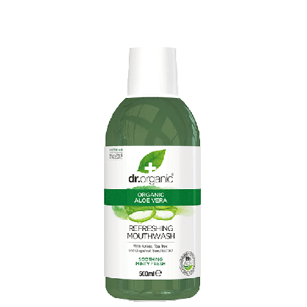 Dr Organic Aloe Vera Mouthwash, 500 ml